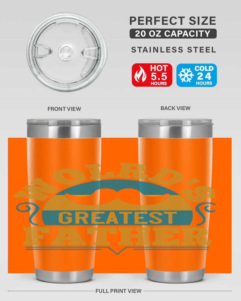 wolrds greatest father 154#- fathers day- Tumbler