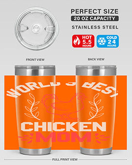 world’s best chicken mom Style 1#- chicken- Tumbler