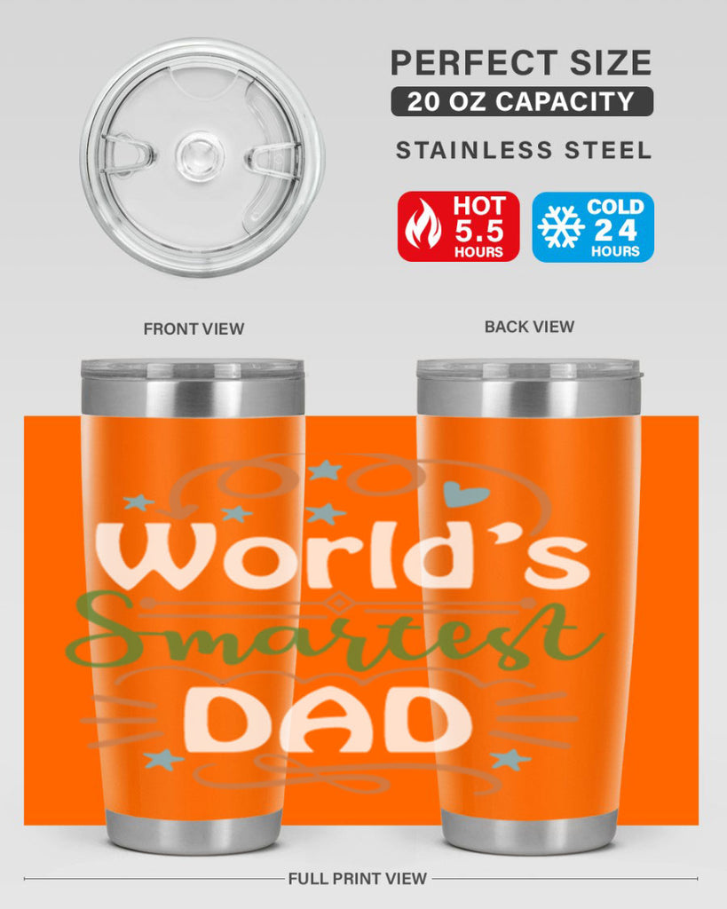 world’s smartest dad 2#- fathers day- Tumbler