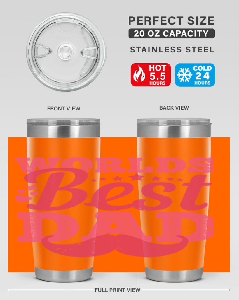 worlds best dad 142#- fathers day- Tumbler