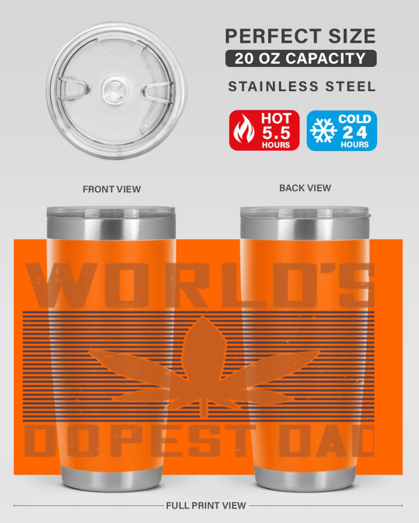 worlds dopest dad 148#- fathers day- Tumbler