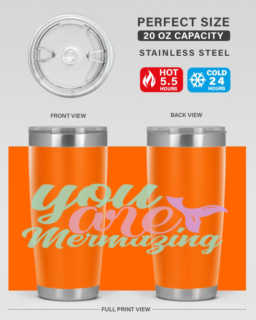 you are mermazing 9#- mermaid- Tumbler