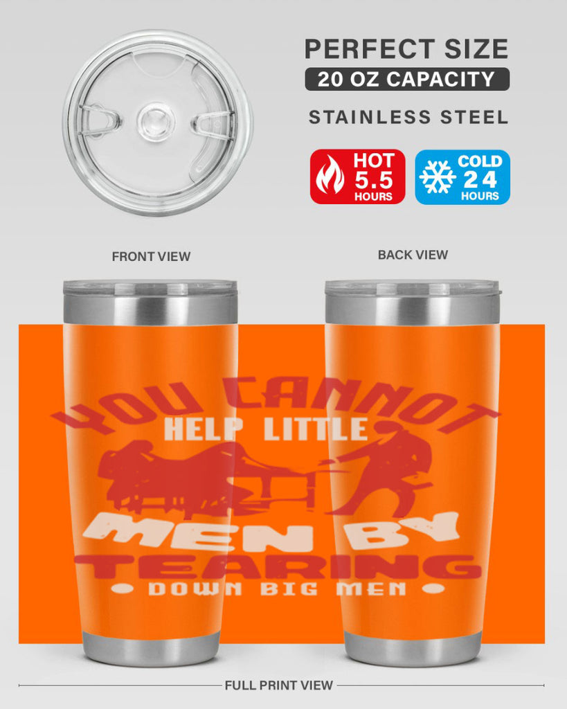 you cannot help little men Style 72#- Fourt Of July- Tumbler