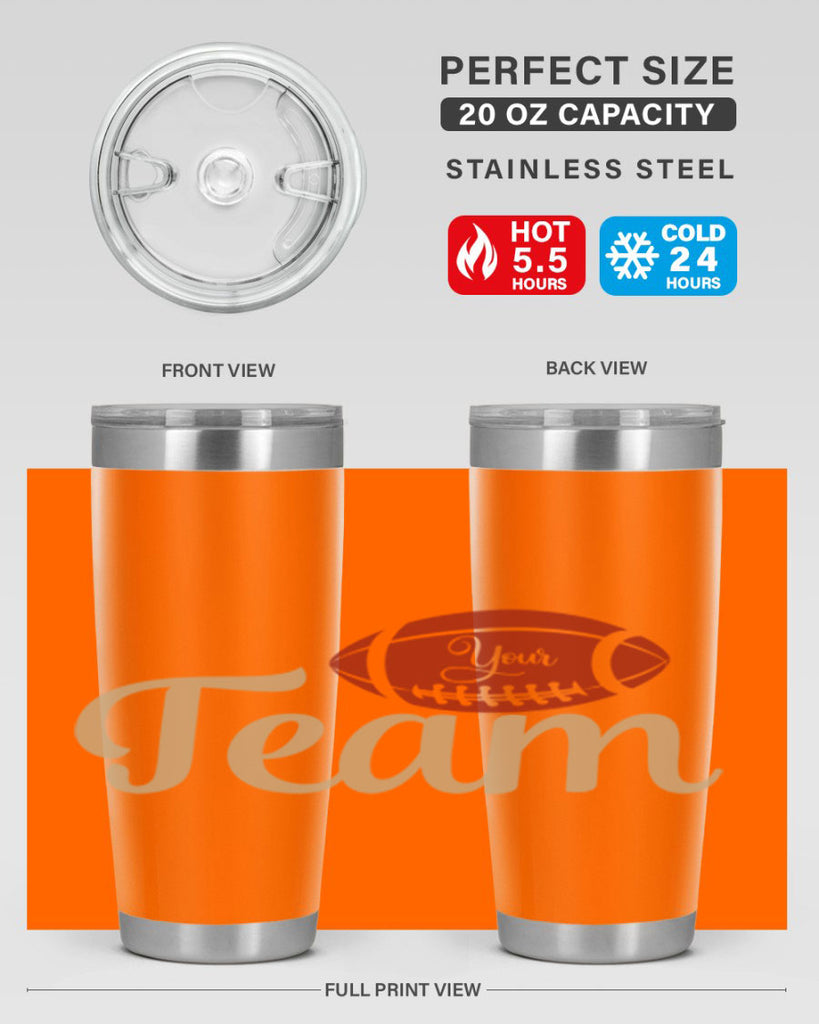 your team 2271#- softball- Tumbler