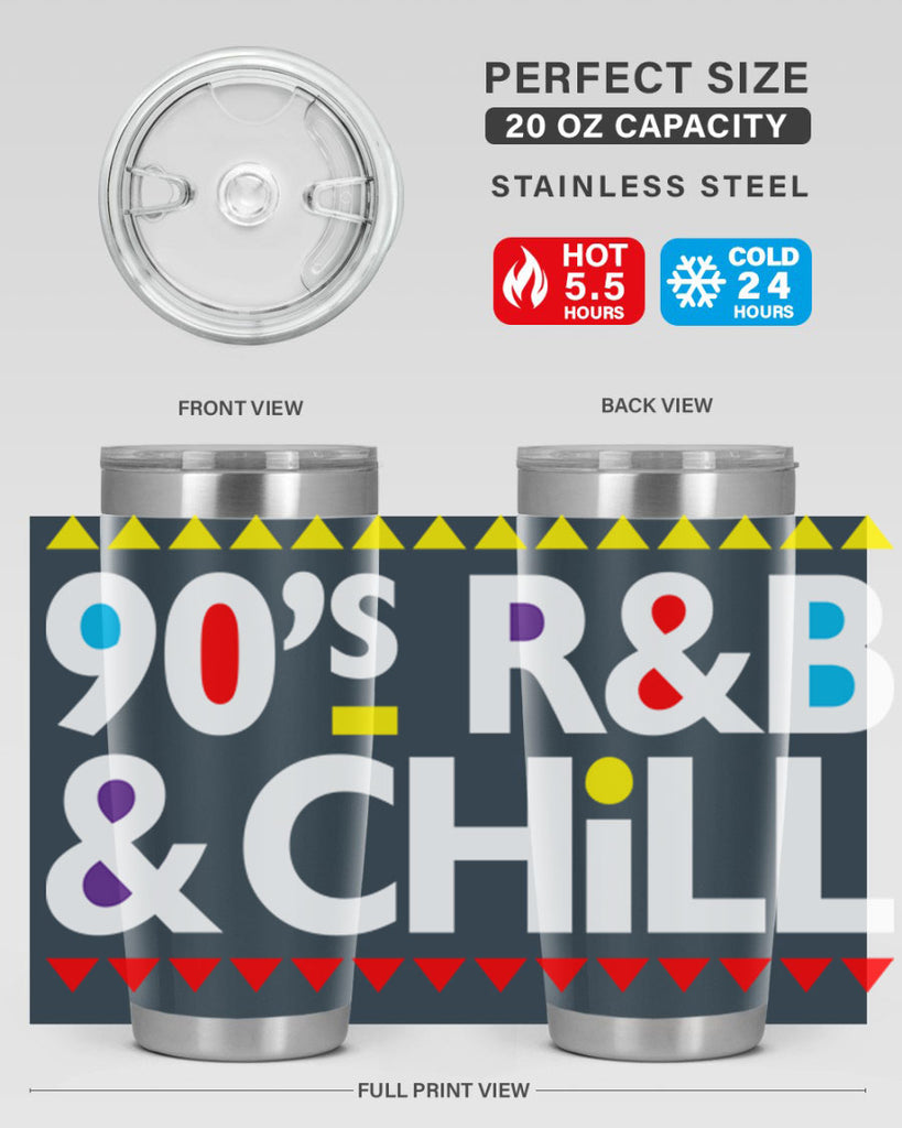 90s rnb and chill 279#- black words phrases- Cotton Tank