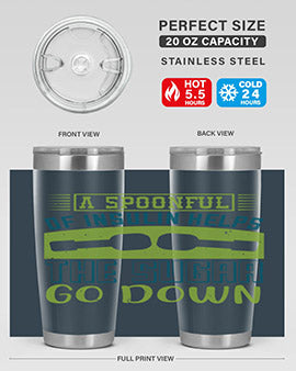 A Spoon Full Of Insulin Helps The Sugar Go Down Style 39#- diabetes- Tumbler