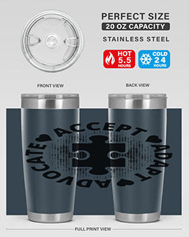 Accept Style 41#- autism- Tumbler
