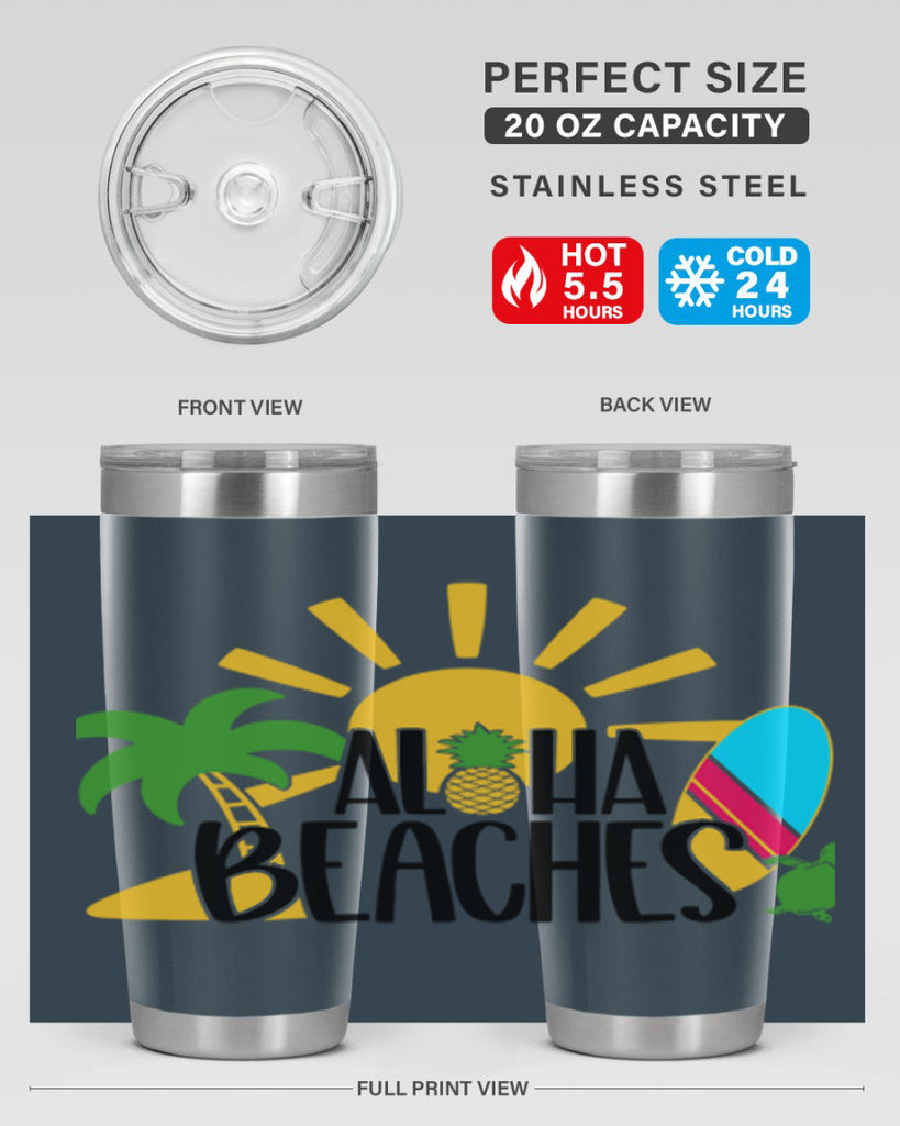Aloha Beaches Style 55#- summer- Tumbler