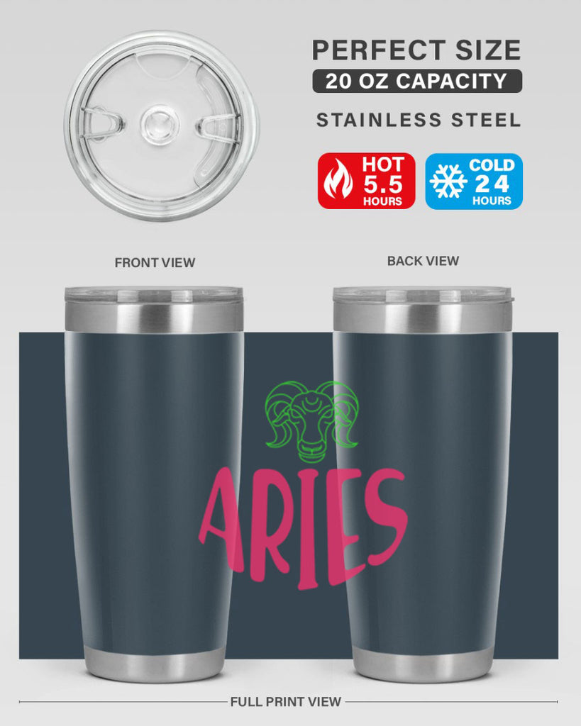 Aries 101#- zodiac- Tumbler