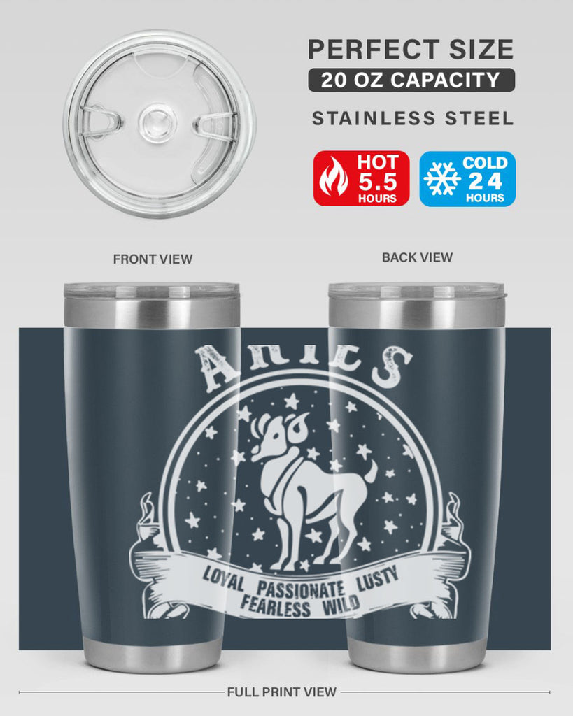 Aries 2#- zodiac- Tumbler
