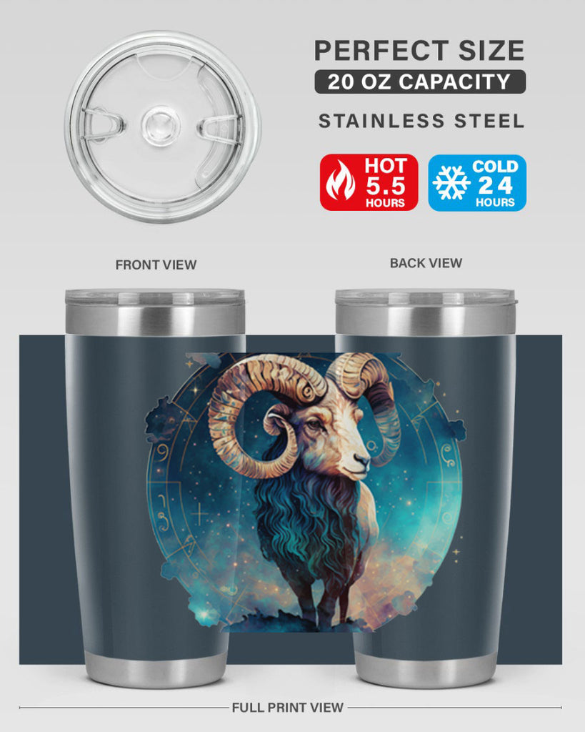 Aries 92#- zodiac- Tumbler