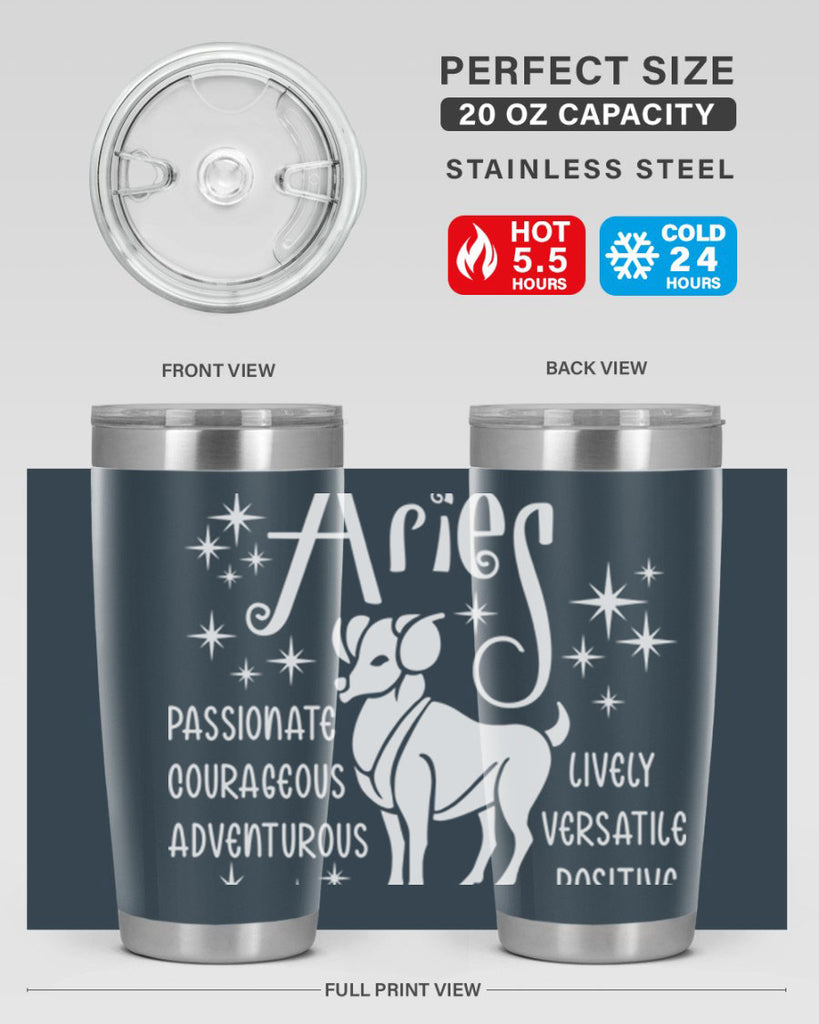 Aries 99#- zodiac- Tumbler