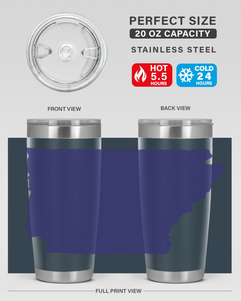 Arkansas 47#- stateflags- Tumbler