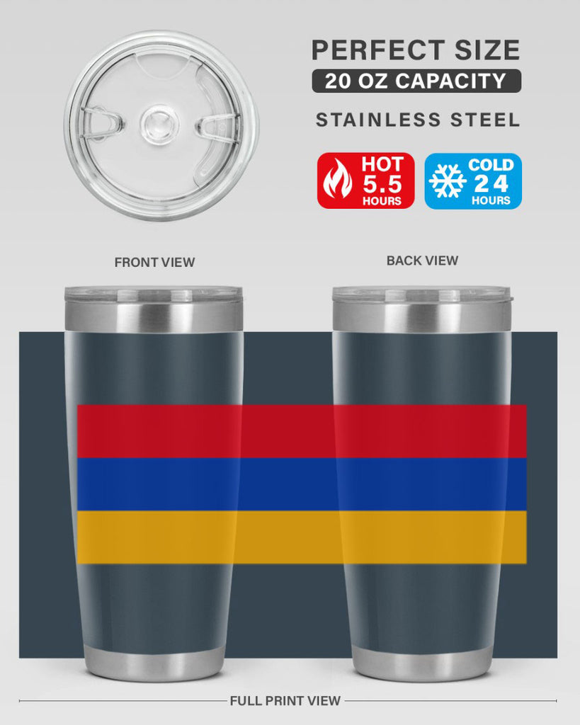 Armenia 190#- world flags- Tumbler