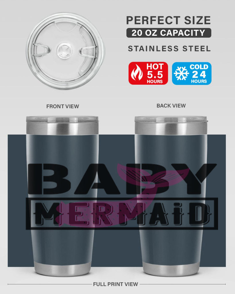 Baby mermaid 29#- mermaid- Tumbler
