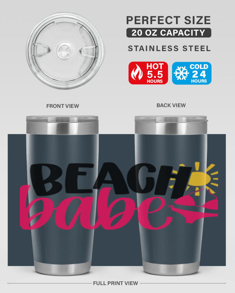 Beach Babe Style 52#- summer- Tumbler