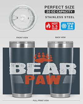 Bear paw 4#- Bears- Tumbler