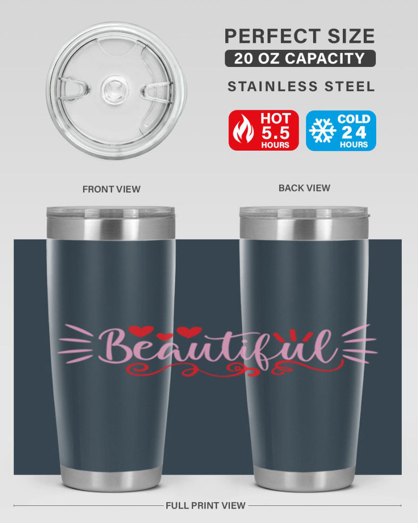 Beautiful Style 163#- make up- Tumbler