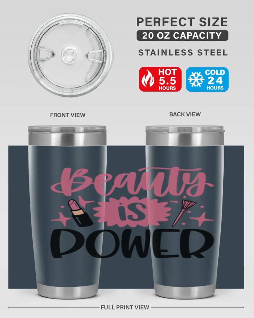 Beauty Is Power Style 135#- make up- Tumbler