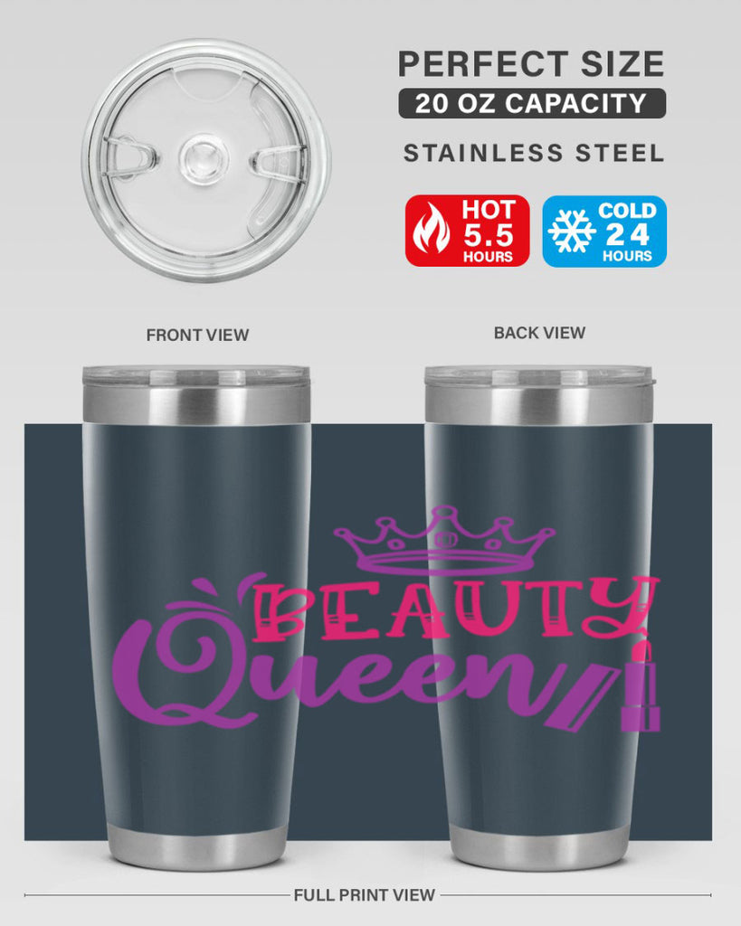 Beauty Queen Style 250#- make up- Tumbler