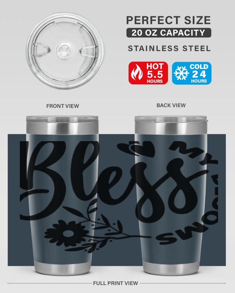 Bless My Blooms47#- spring- Tumbler