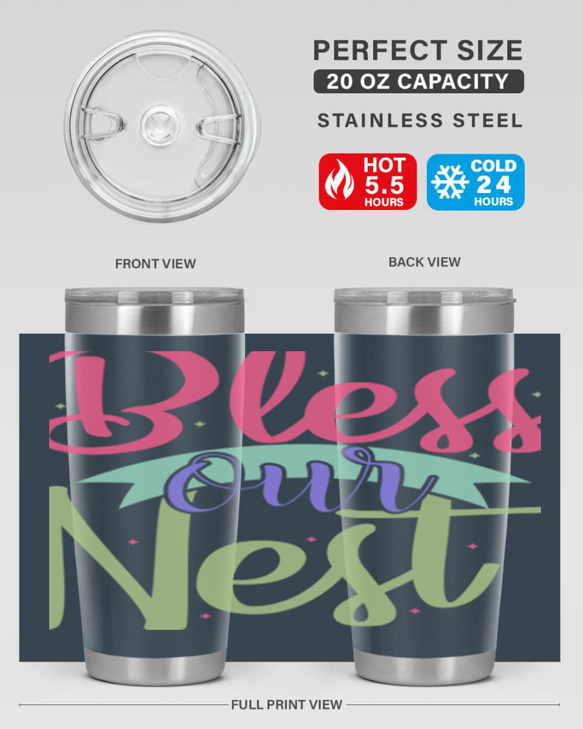 Bless our nest 49#- spring- Tumbler