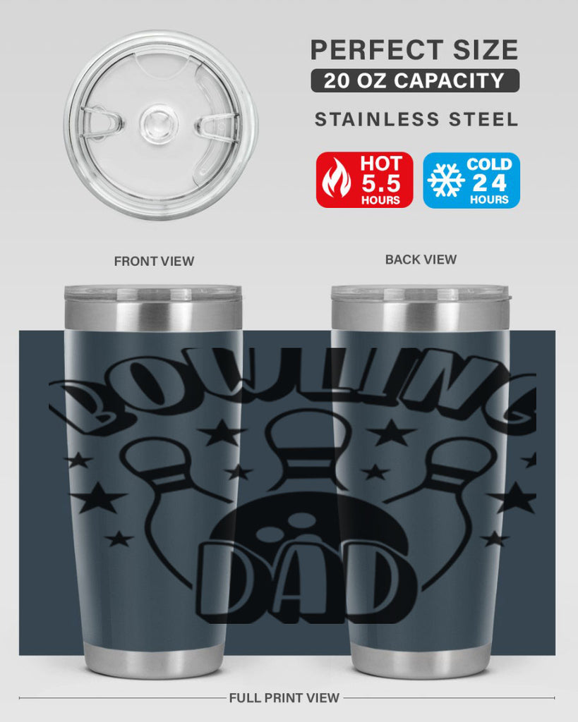 Bowling dad 1406#- bowlig- Tumbler