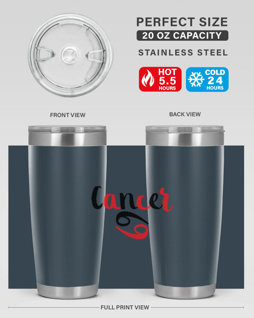 Cancer 152#- zodiac- Tumbler