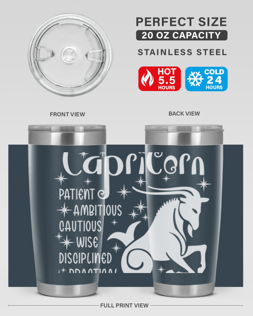 Capricorn 186#- zodiac- Tumbler