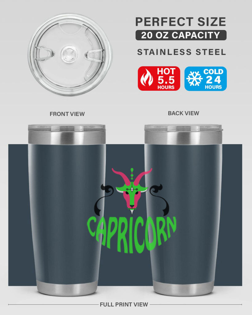 Capricorn 189#- zodiac- Tumbler