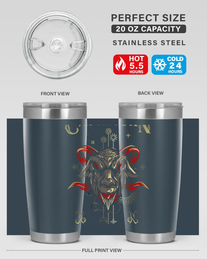 Capricorn 198#- zodiac- Tumbler