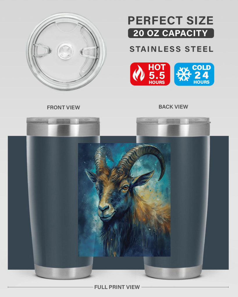 Capricorn 37#- zodiac- Tumbler
