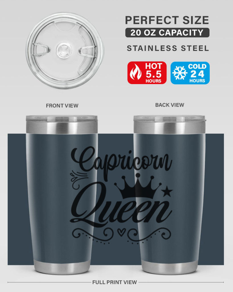 Capricorn queen 196#- zodiac- Tumbler