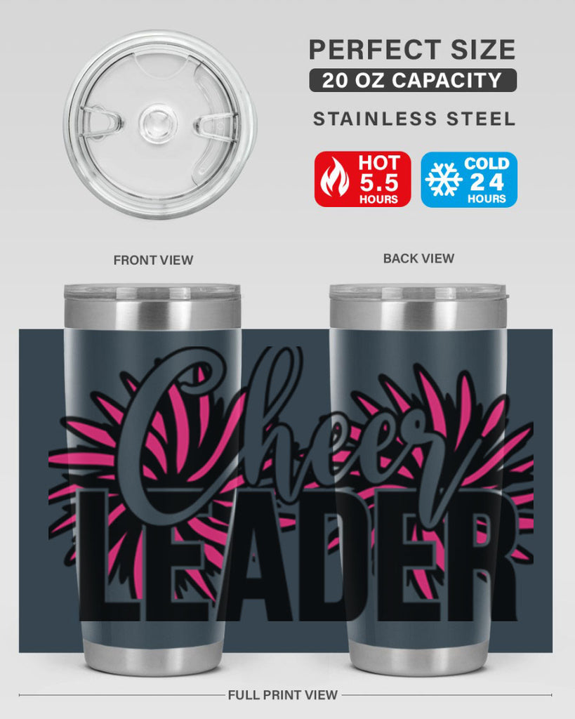 Cheer leader 1389#- cheer- Tumbler