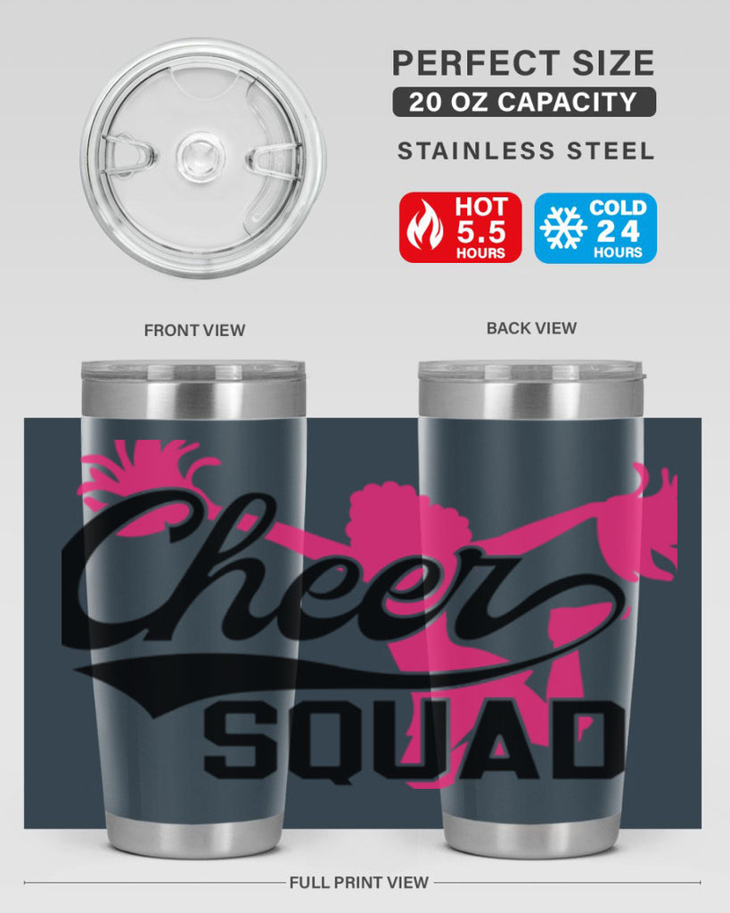 Cheer squad 1380#- cheer- Tumbler
