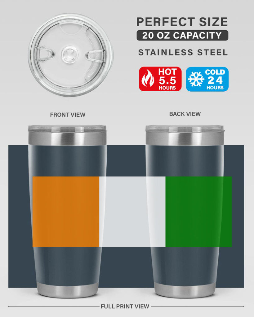 Cote dIvoire 156#- world flags- Tumbler