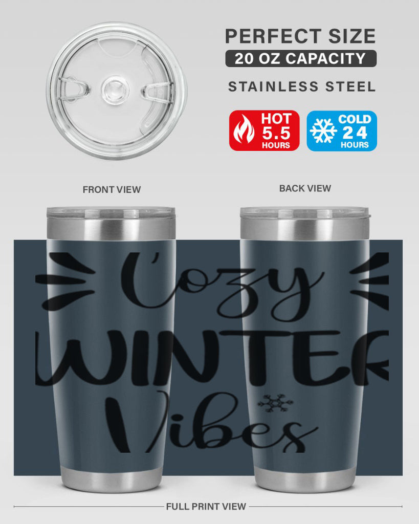 Cozy Winter Vibes76#- winter- Tumbler