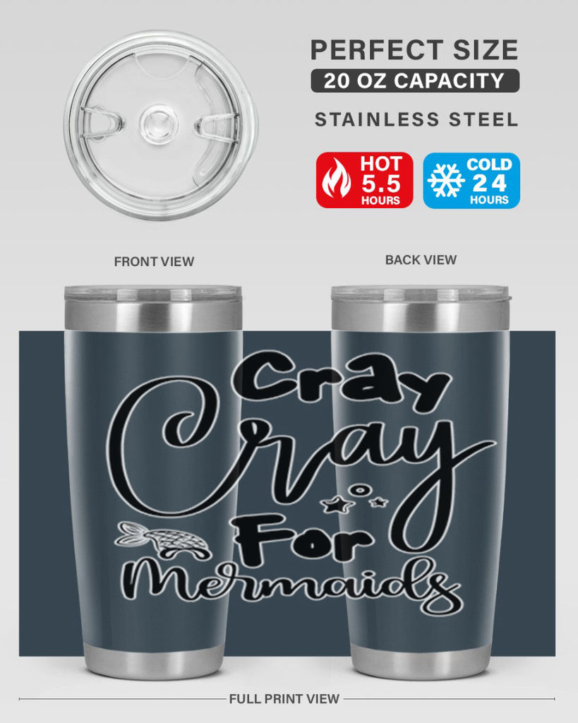 Cray Cray For Mermaids 88#- mermaid- Tumbler
