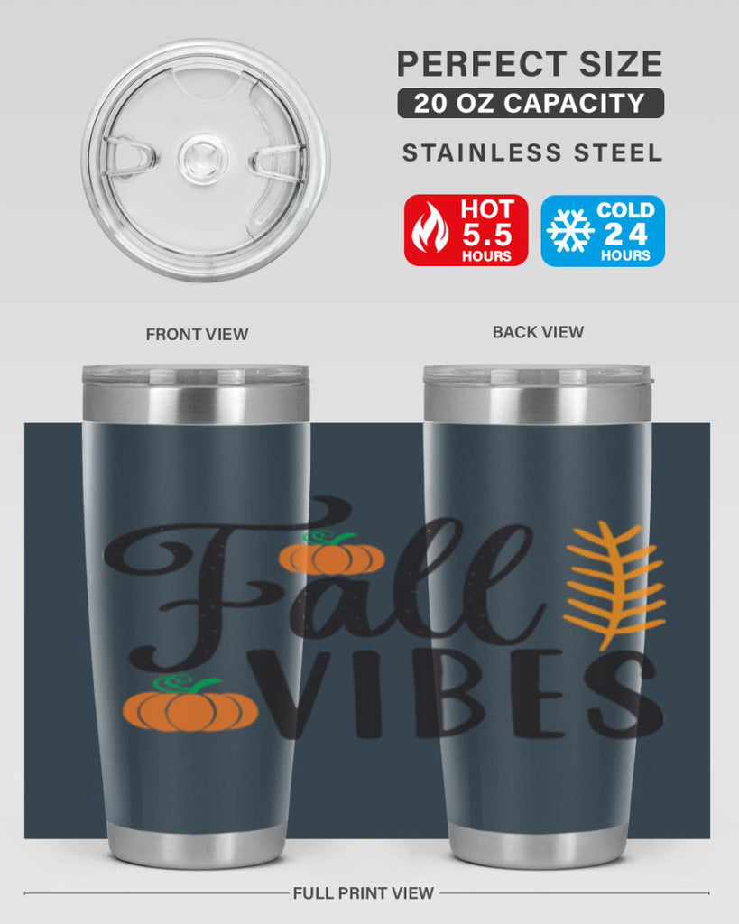 Fallvibes 163#- fall- Tumbler