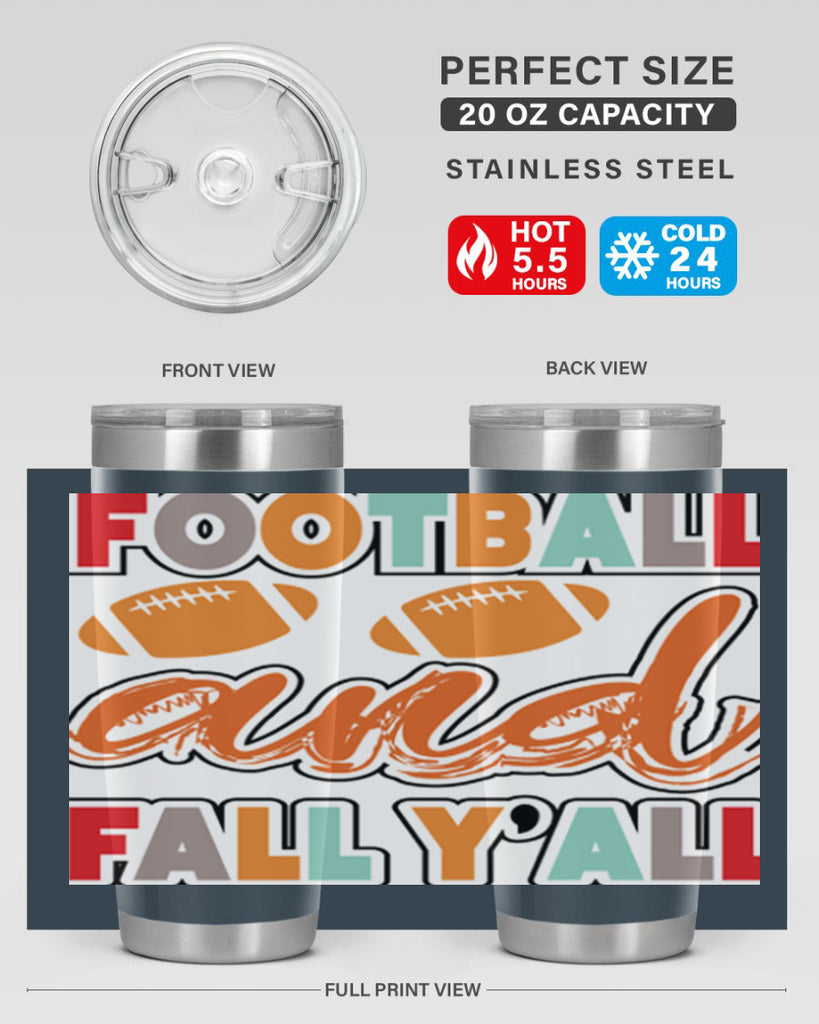 FootballandFallYall 186#- fall- Tumbler