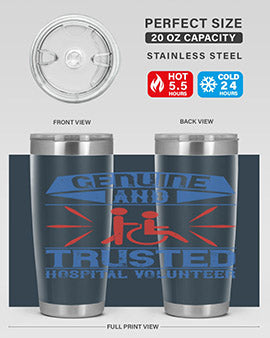 Genuine and Trusted Hospital Volunteer Style 2#- volunteer- Tumbler