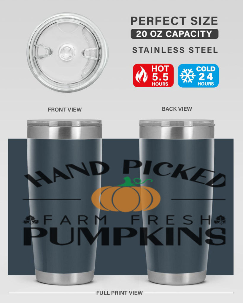 Hand Picked Farm Fresh Pumpkins 215#- fall- Tumbler