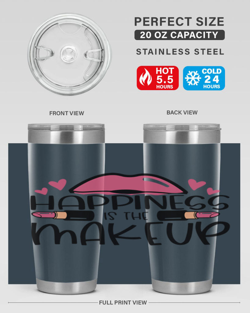 Hapiness Is The Makeup Style 95#- make up- Tumbler