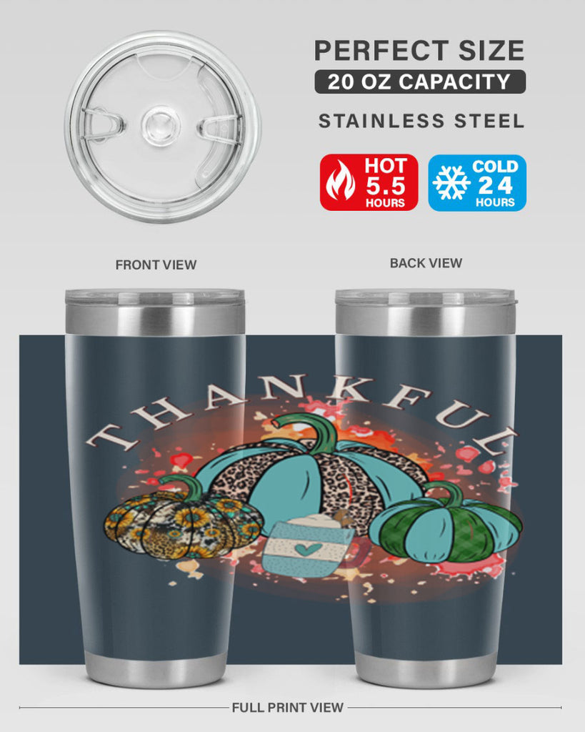 Happy Thanksgiving 247#- fall- Tumbler