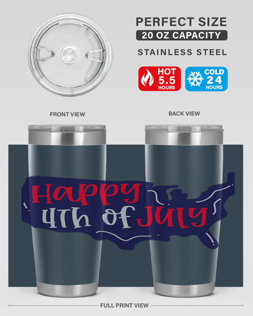 Happy th Of July Style 153#- Fourt Of July- Tumbler