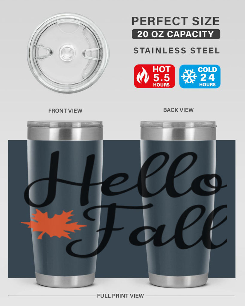 Hello Fall 274#- fall- Tumbler