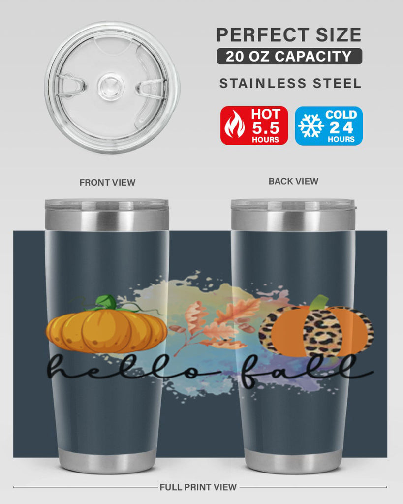 Hello Fall 277#- fall- Tumbler