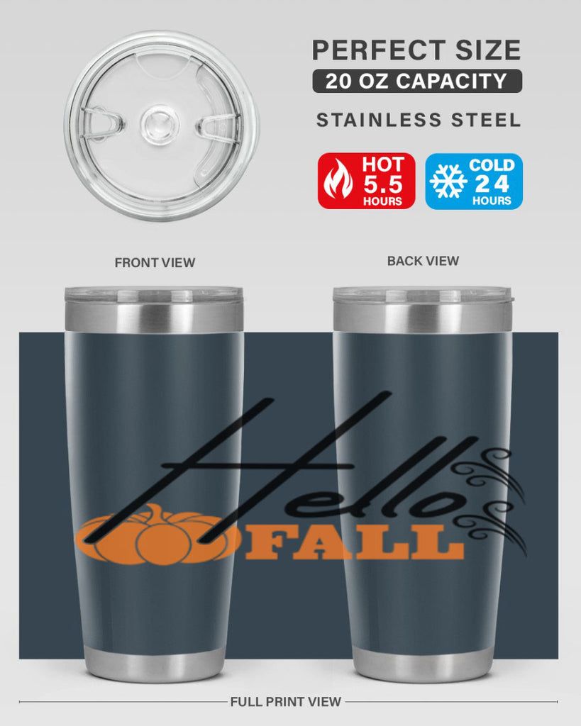 Hello Fall 281#- fall- Tumbler