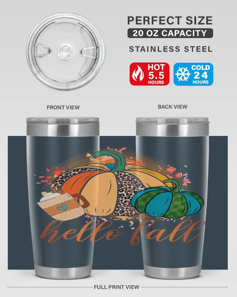 Hello Fall 282#- fall- Tumbler