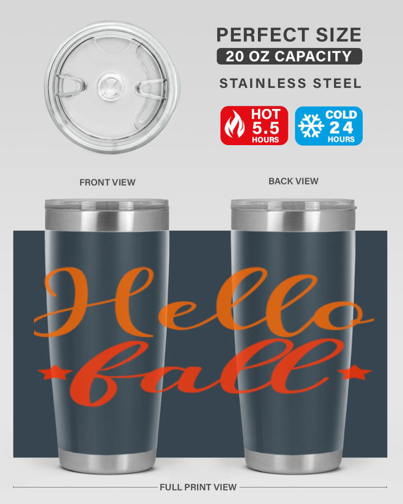 Hello Fall Design 278#- fall- Tumbler